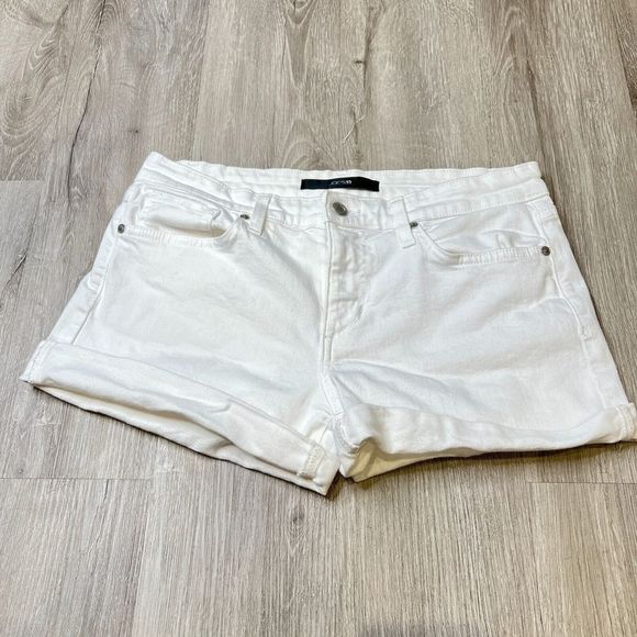 Joe's Jeans Pants - Joe's Jeans Juliet White Cuffed Shorts Women's 29